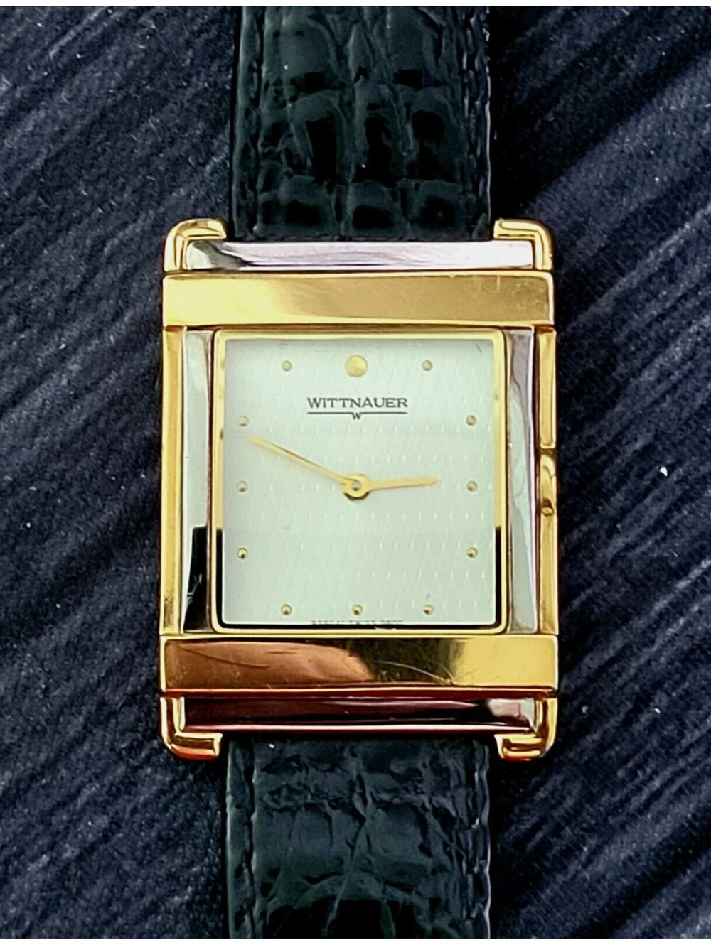 Rare‎ Avant Garde Wittnauer Manhattan Swiss Mens Tank Watch